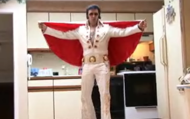 Elvis Impersonator Fries Peanut Butter and Banana Sandwiches